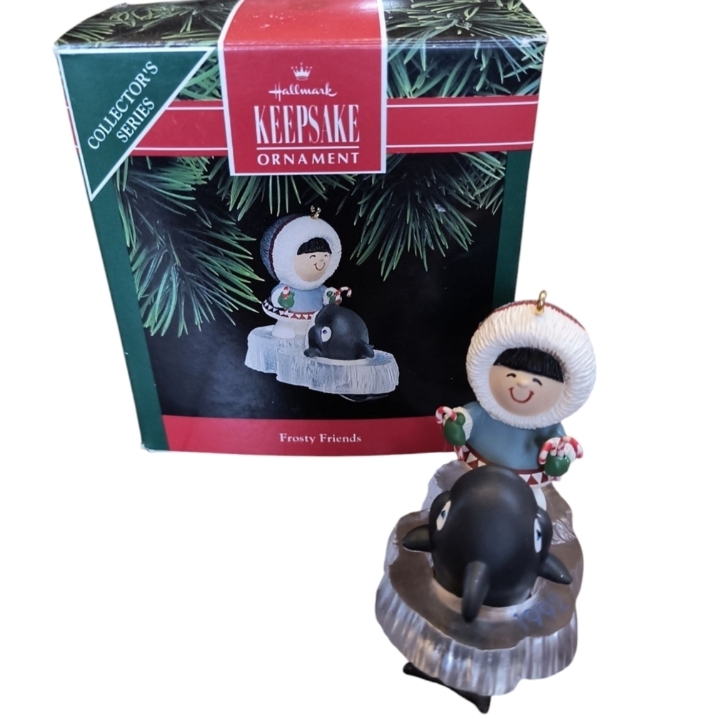 Hallmark Keepsake Frosty Friends From 1992 In Original Box